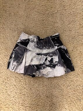 lululemon athletica Black & White Marble Skater Skirt